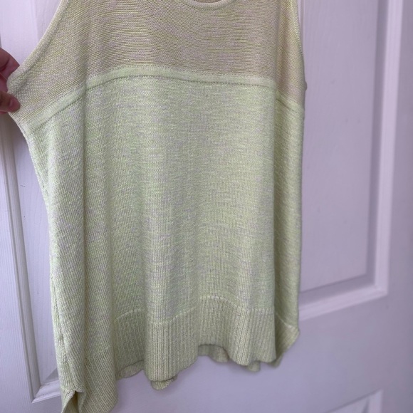 TNA Knit Oversized Racerback Tank M Pale Neon Green - Picture 5 of 15